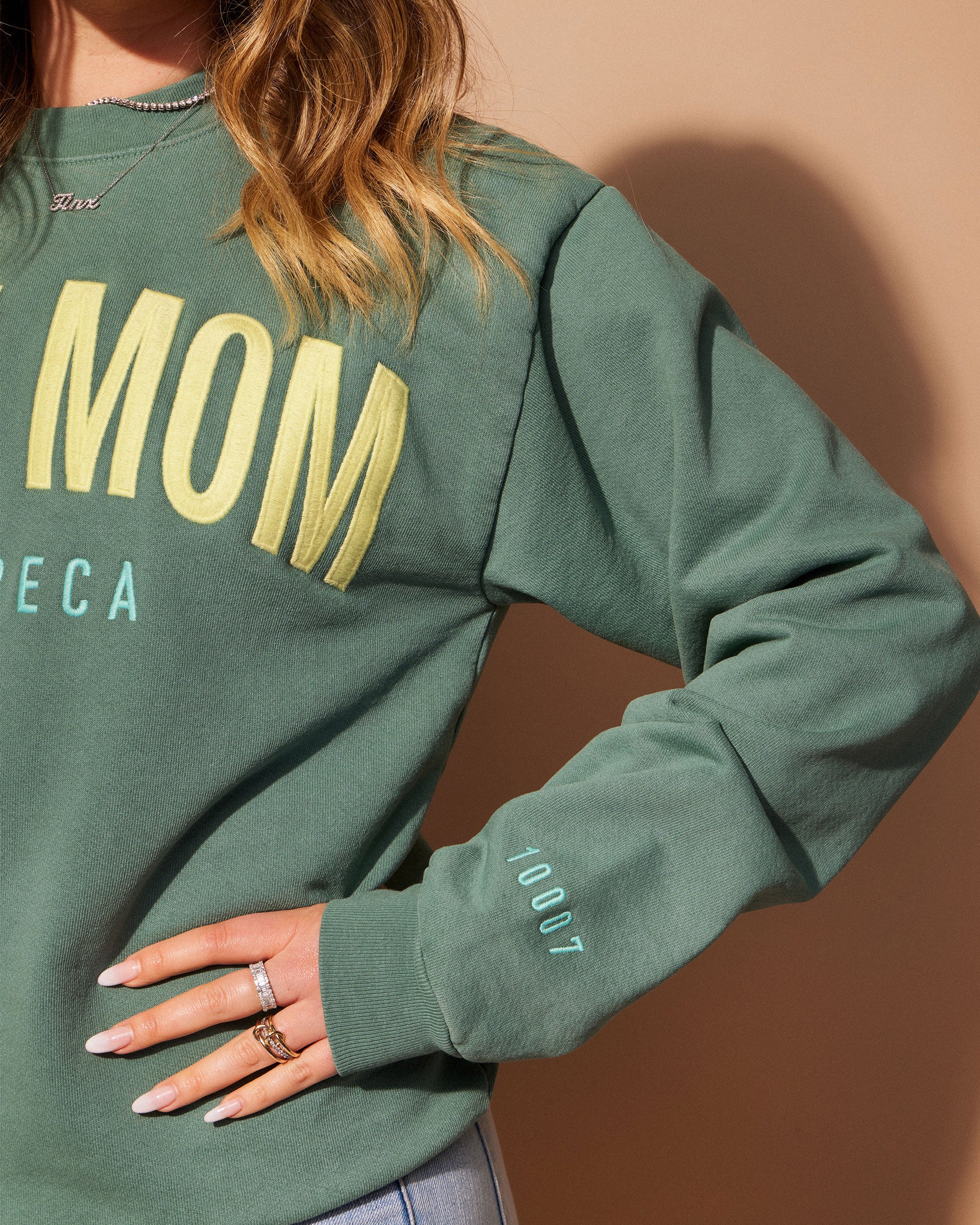 Tinx wears Rich Mom Gear: Tribeca