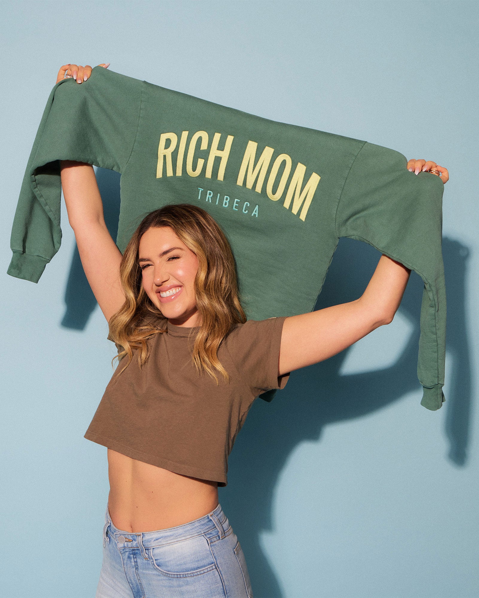 Tinx wears Rich Mom Gear: Tribeca