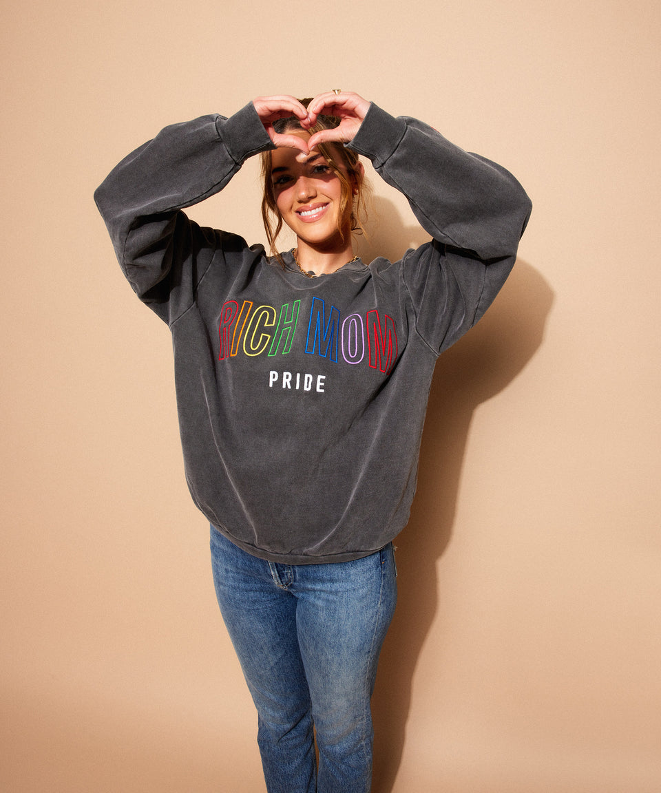 PRIDE '23 Crewneck – Rich Mom Gear