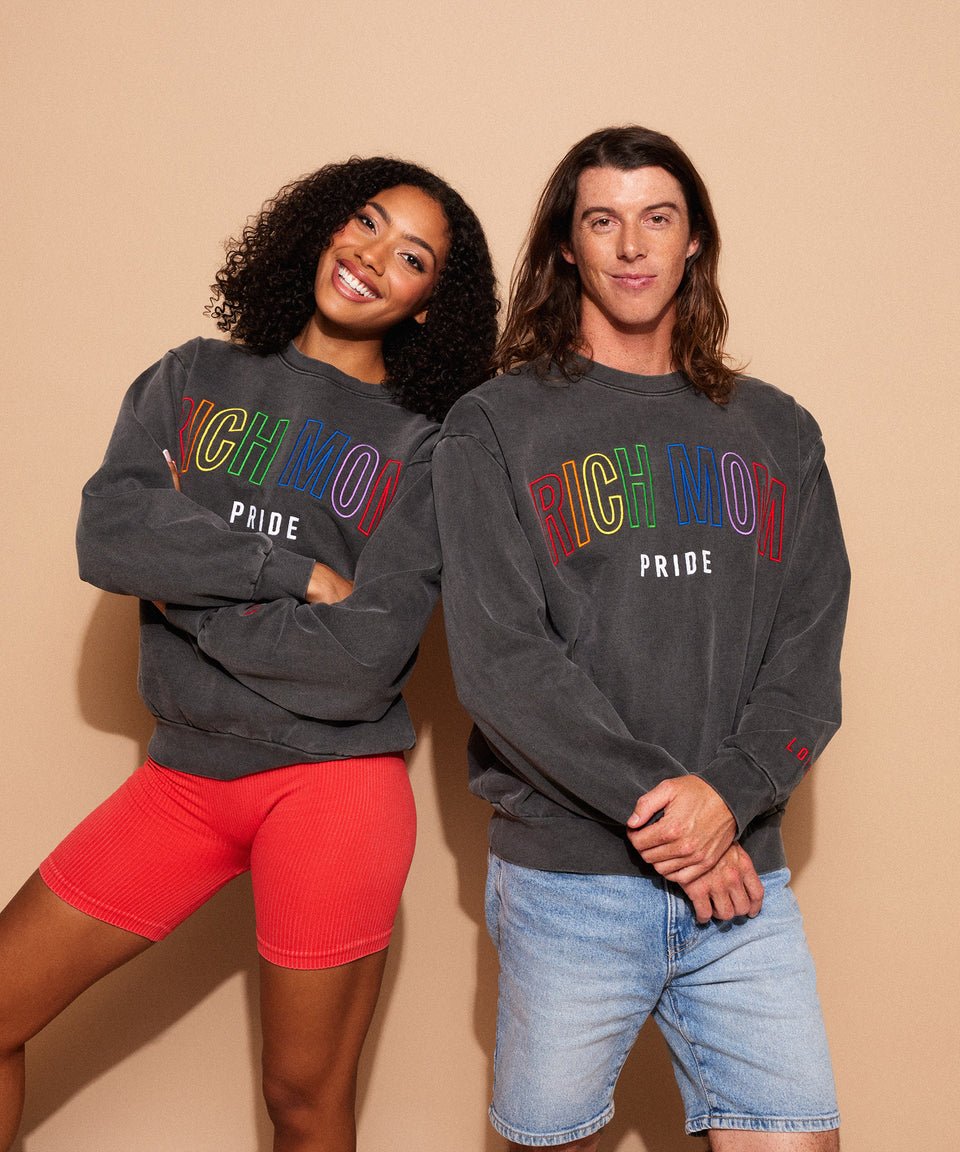 PRIDE '23 Crewneck – Rich Mom Gear