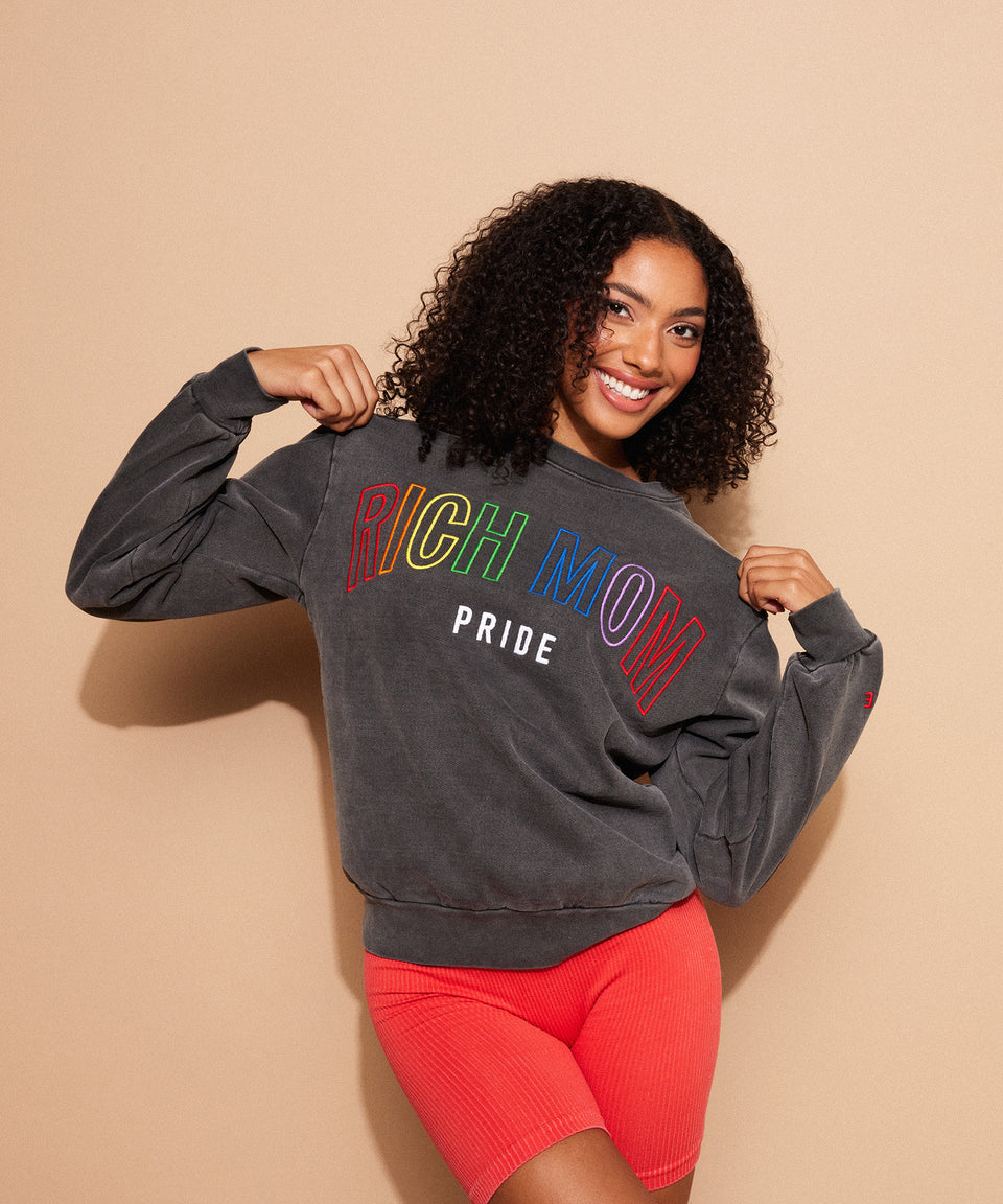 PRIDE '23 Crewneck – Rich Mom Gear