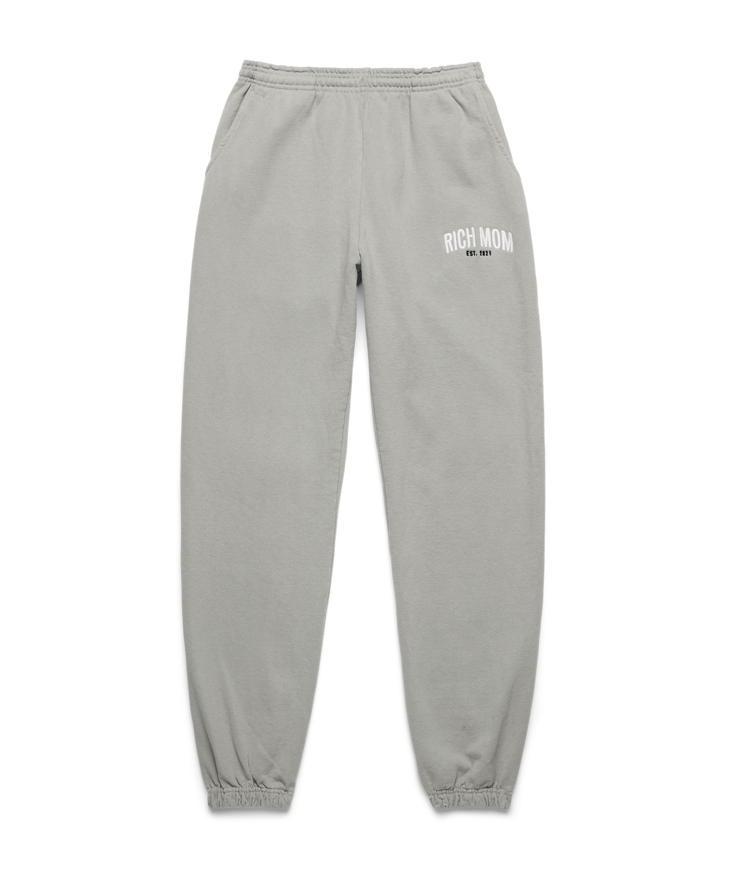 Rich Mom Gear: Sweatpants in Viche Grey