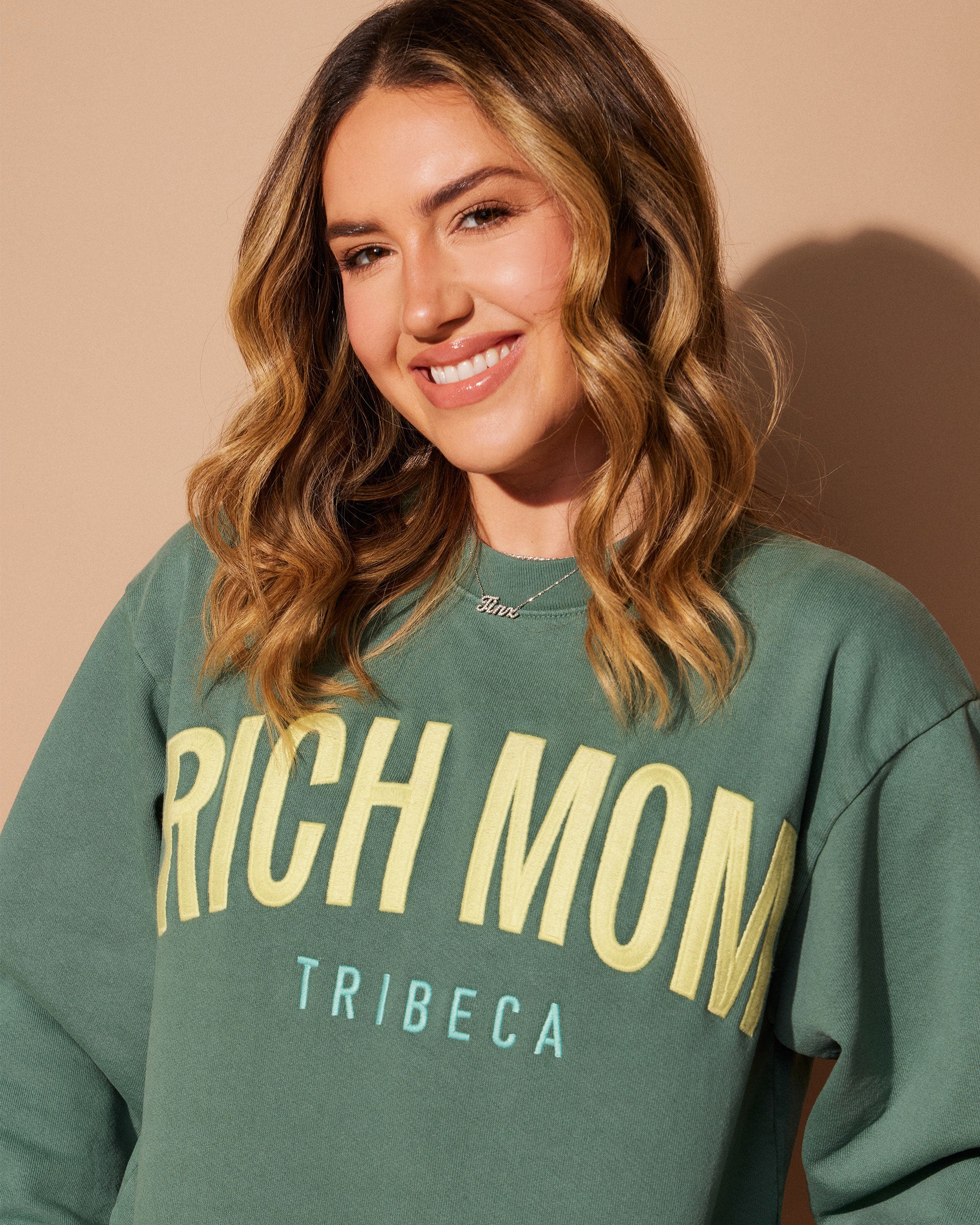 Tinx wears Rich Mom Gear: Tribeca